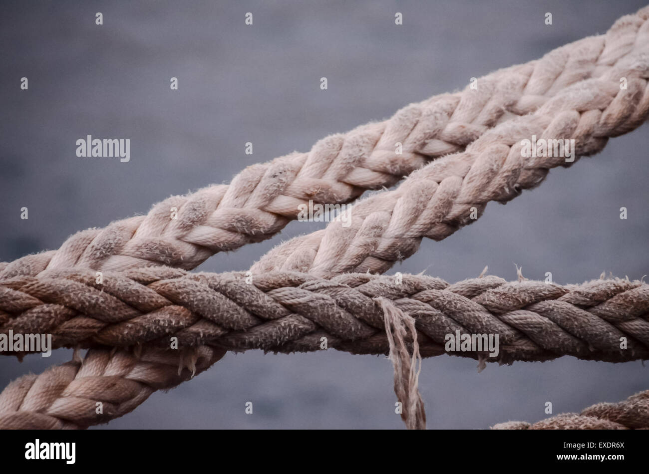 Old Vintage Naval Rope Stock Photo - Alamy