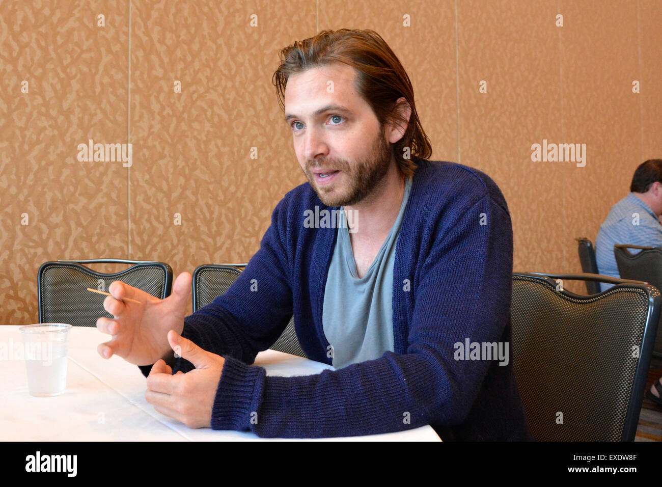Aaron Stanford during Interview in connection with the TV-Serie '12