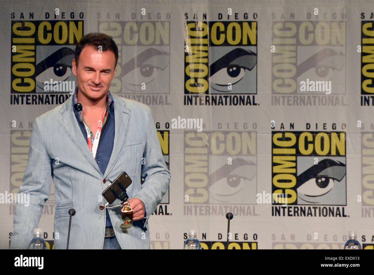 Julian McMahon during Panel in connection with the TV-Miniserie 'Childhood's End' at the San Diego Comic-Con International 2015 im San Diego Convention Center. San Diego, 11.07.2015 Stock Photo