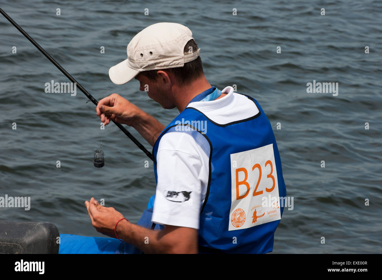 The Netherlands. 11th July, 2015. The English team has won the World Cup feeder fish in the Netherlands Second place went to France and Hungary was third Credit:  Tim de Voogt/Alamy Live News Stock Photo