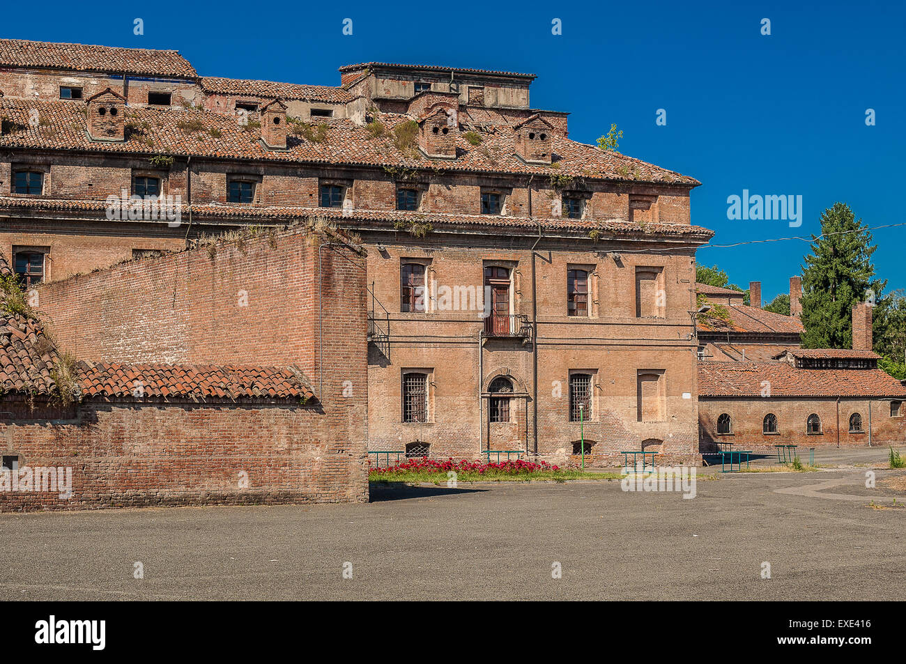 Italy Piedmont Monferrato Alessandria, World Heritage, the Citadel Stock Photo