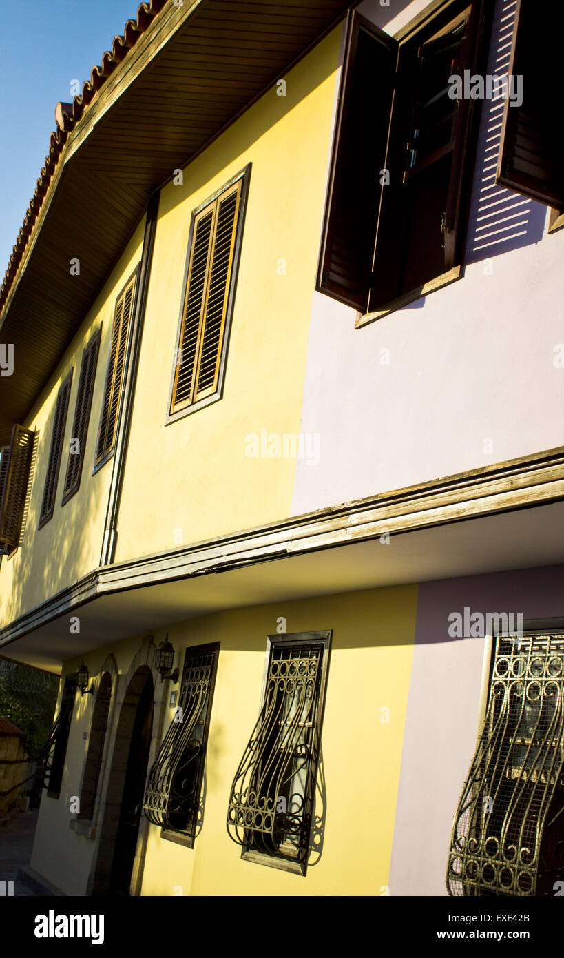 Renovated traditional Ottoman houses in Turkey Stock Photo Alamy