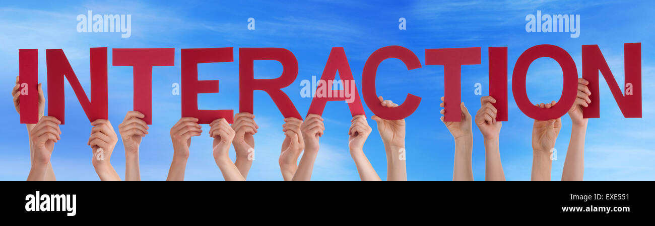 Interaction image hi-res stock photography and images - Alamy