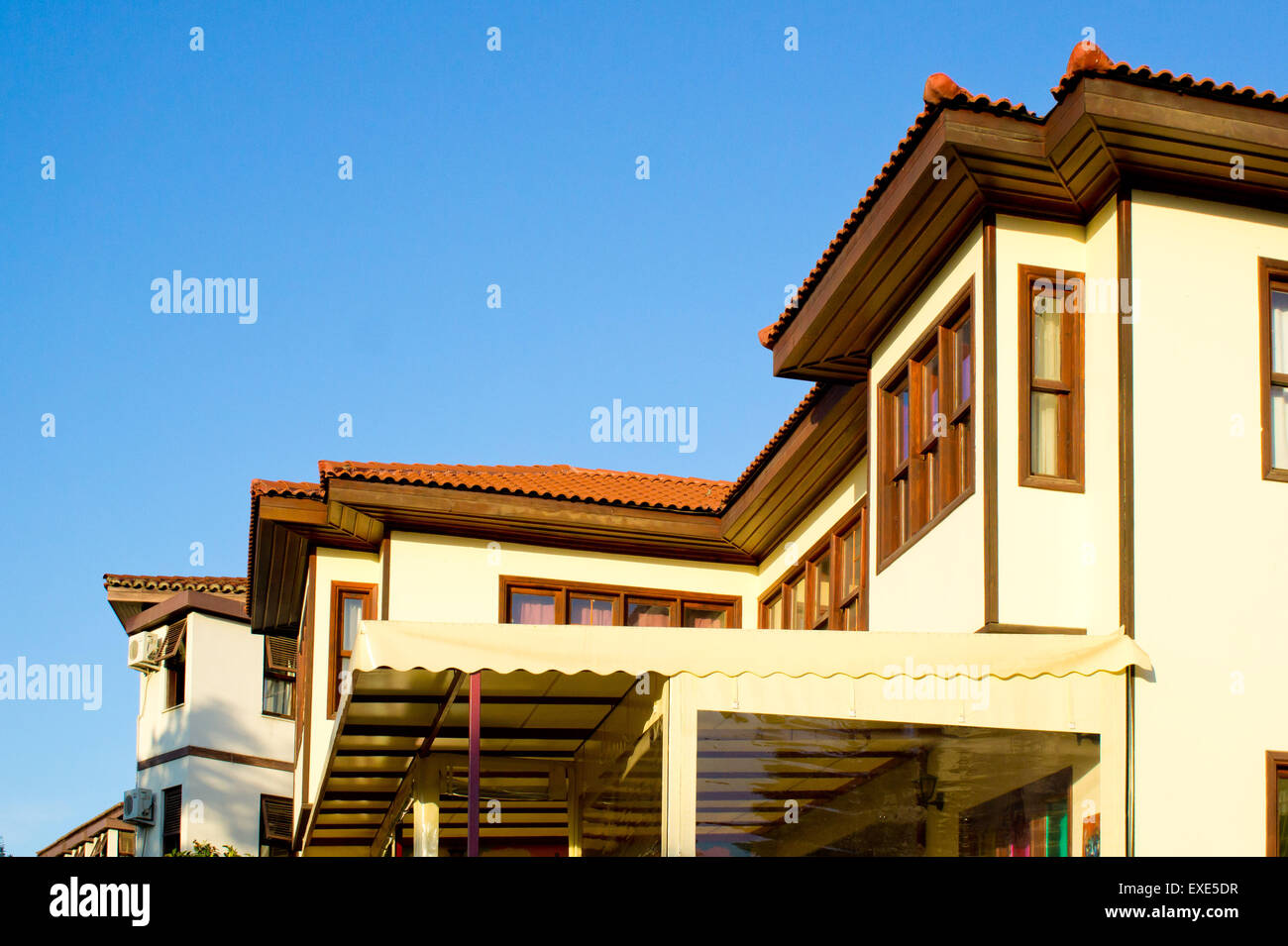 Renovated traditional Ottoman houses in Turkey Stock Photo Alamy