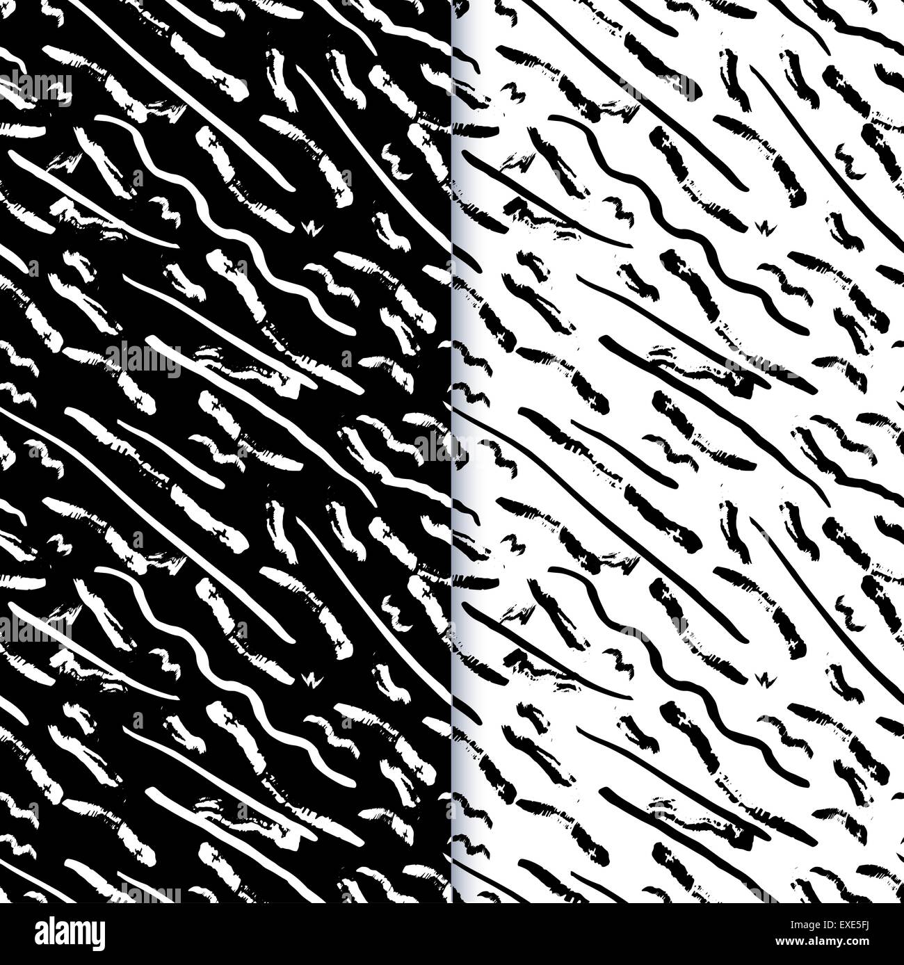 Hand drawn painted seamless pattern Stock Vector Image & Art - Alamy