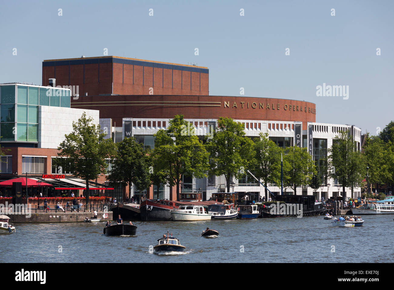 Building of the Nationale Opera & Ballet, Amsterdam, North Holland, The Netherlands Stock Photo
