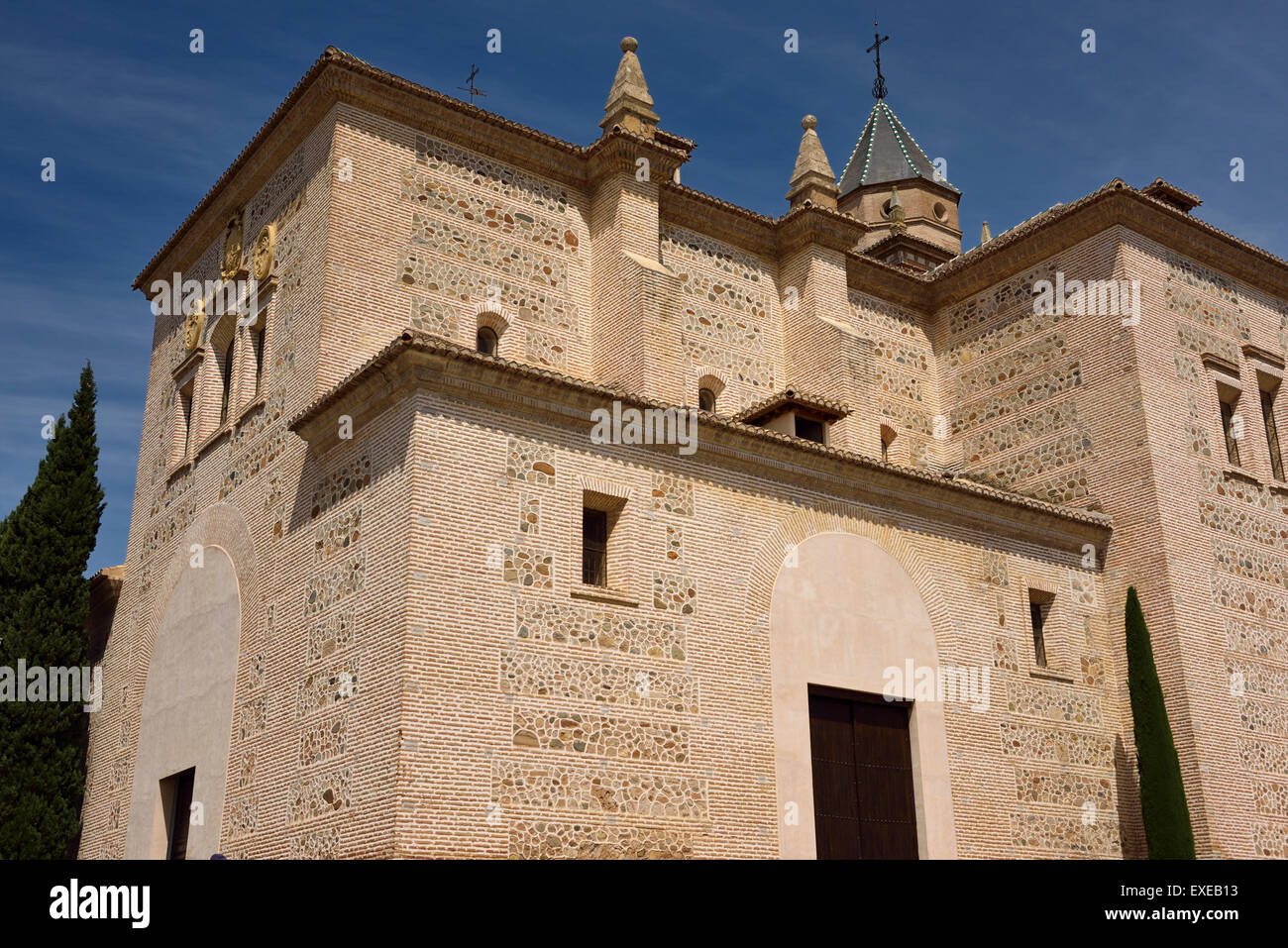 Seventeenth century Catholic church of Saint Mary of Alhambra built over previous mosque Granada