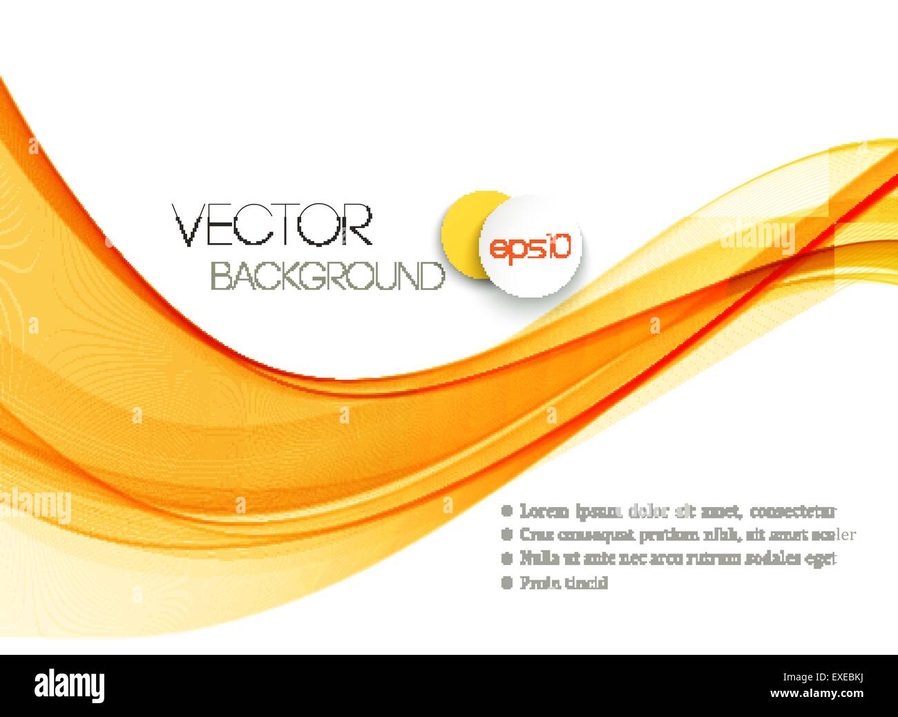 Smooth wave stream line abstract header layout. Vector illustration ...