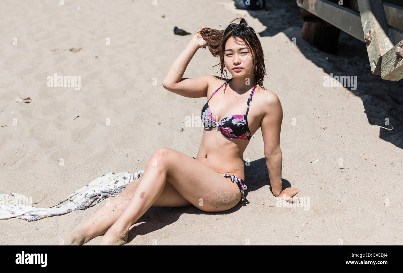 Beach bikini asian hi-res stock photography and images - Alamy