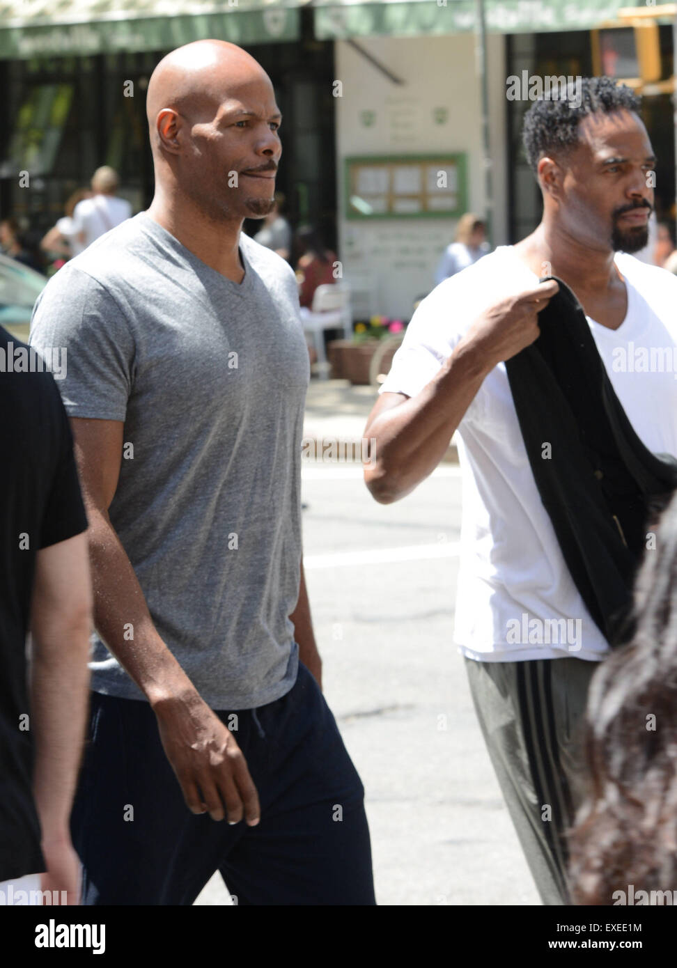 Keenan and Shawn Wayans walking in Soho Featuring: Keenan Ivory Wayans ...