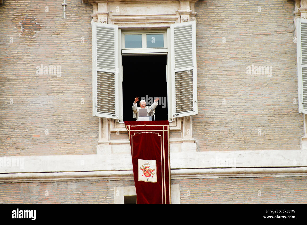 Pope Benedict XVI - Vatican City - Italy Stock Photo