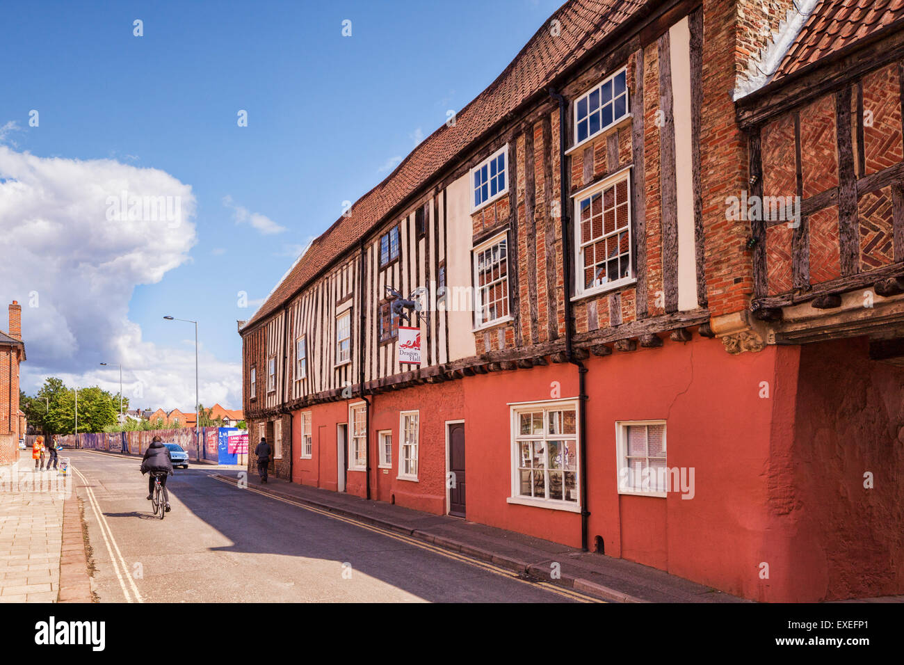 Dragon Hall, one of the 12 Heritage Buildings of Norwich, Norfolk, England Stock Photo