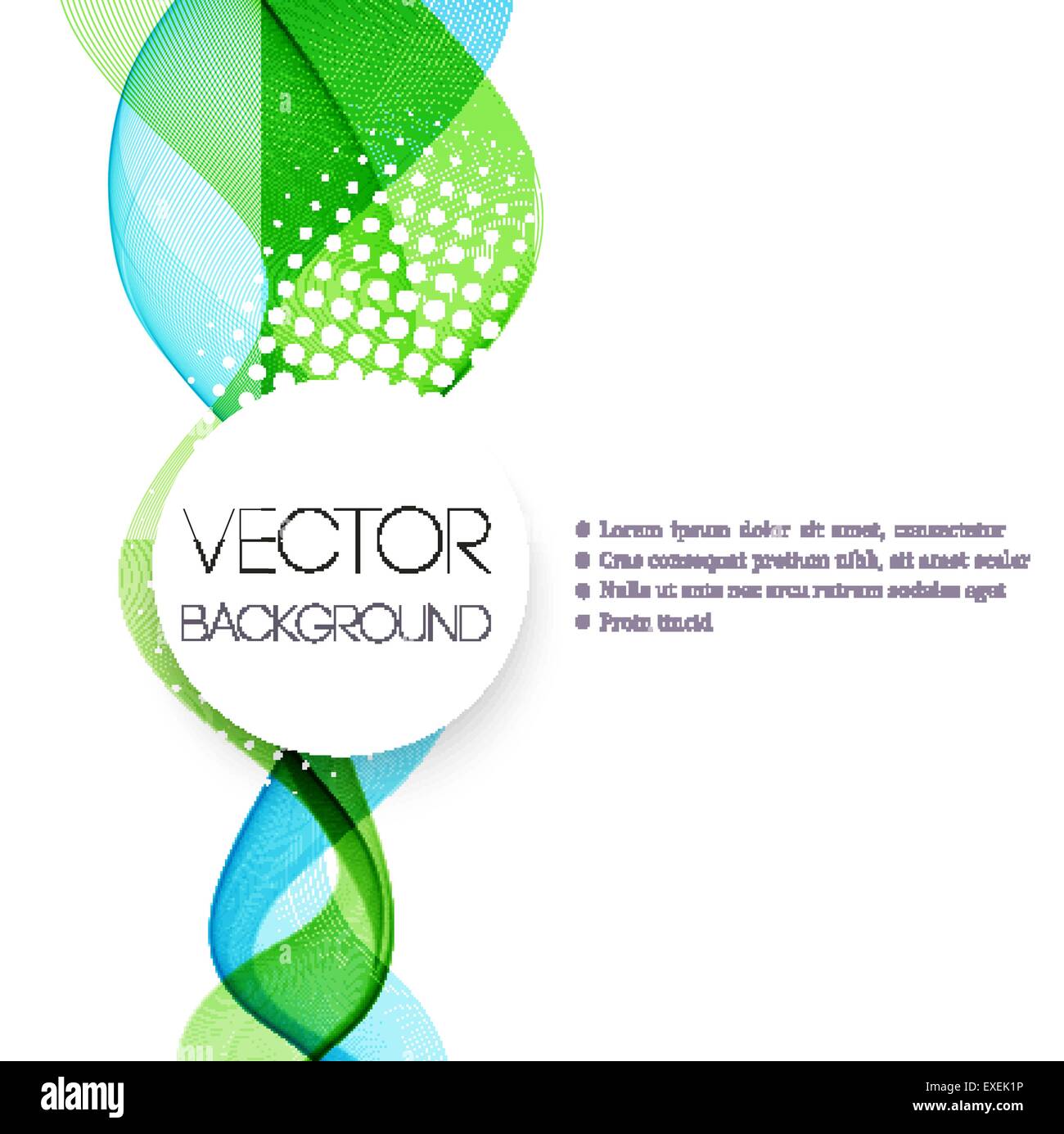 Smooth wave stream line abstract header layout. Vector illustration ...