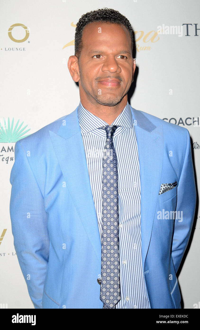 Las Vegas, Nevada, USA. 12th July, 2015. NFL Hall of Famer Andre Reed ...