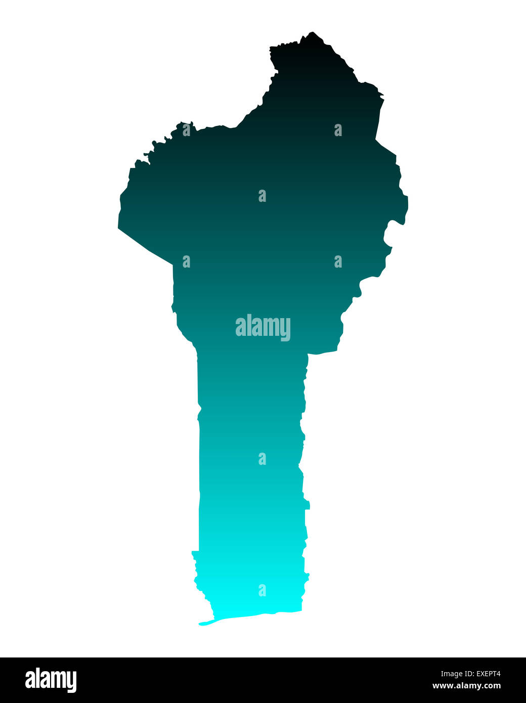 Map of Benin Stock Photo - Alamy