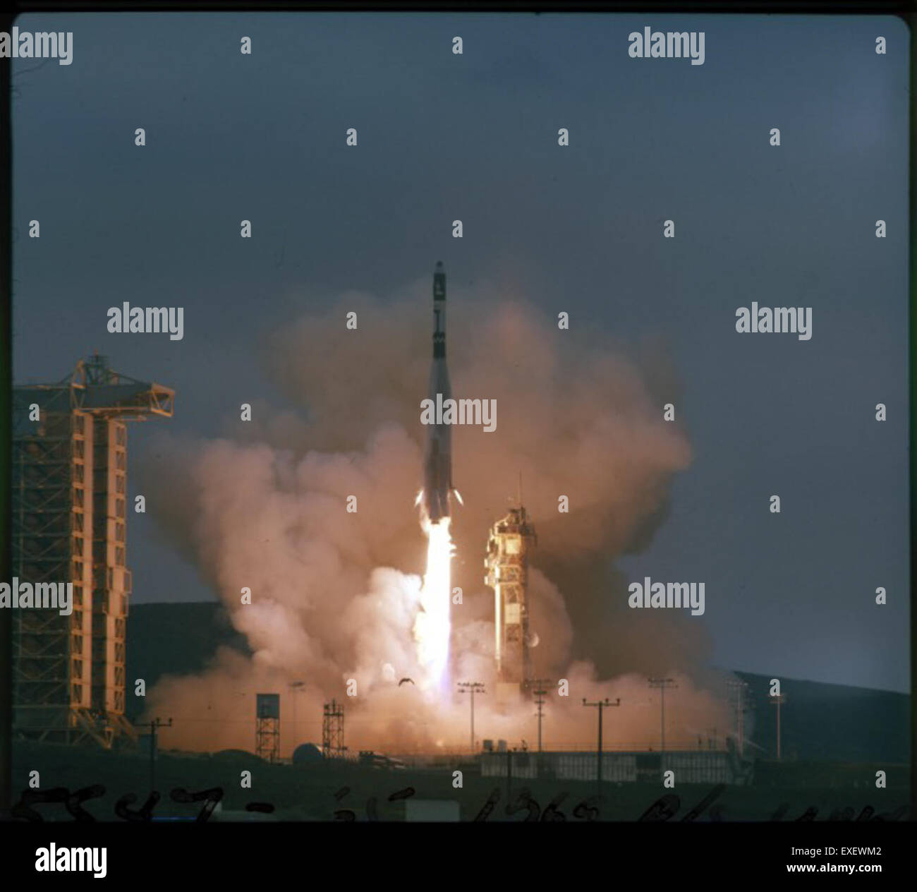 Cold War Rocket Launch Colorised The Atlas Negative Collection consists of historical photographs ...