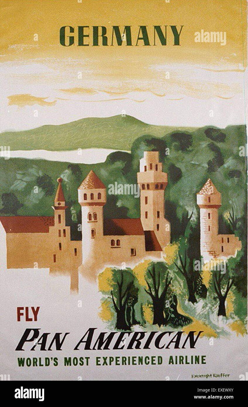 PanAm Germany Poster 2 Stock Photo
