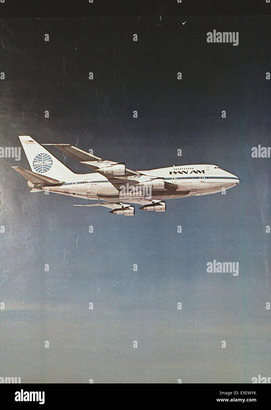 PanAm 747 Image Stock Photo