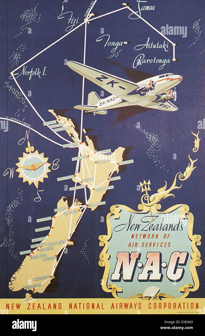 New Zealand NAC Poster Stock Photo