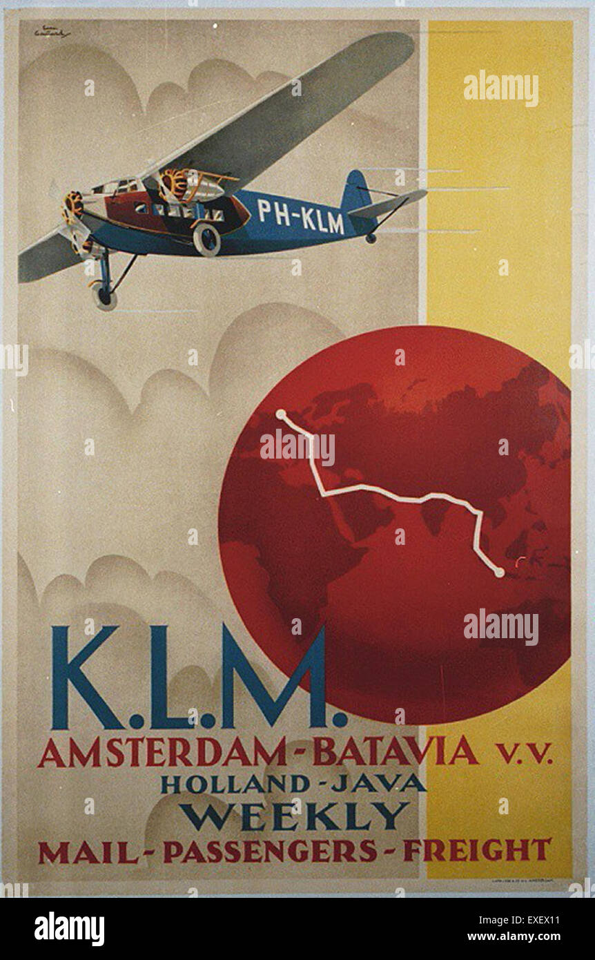 Klm poster hi-res stock photography and images - Alamy