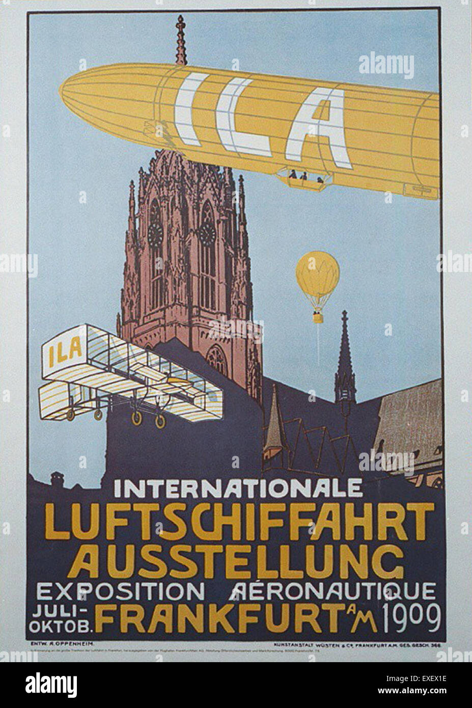 ILA Frankfurt Poster Stock Photo