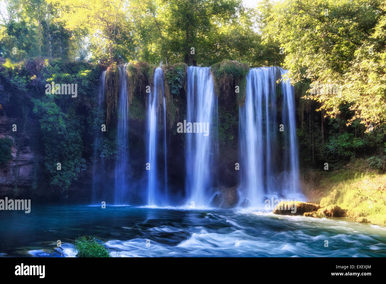 Duden Waterfall, Antalya, Turkey Stock Photo