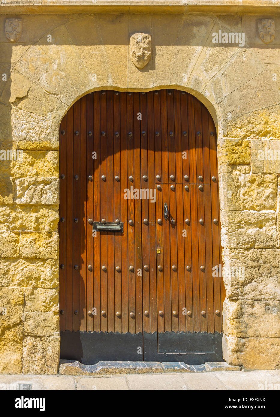 ancient-gateway-to-housing-stock-photo-alamy