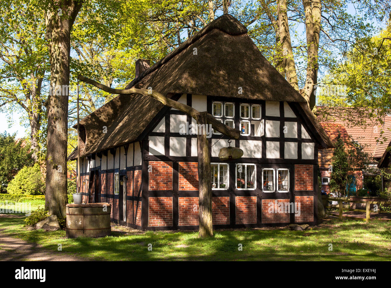 Europe Germany Lower Saxony Fischerhude The Museum Heimathaus