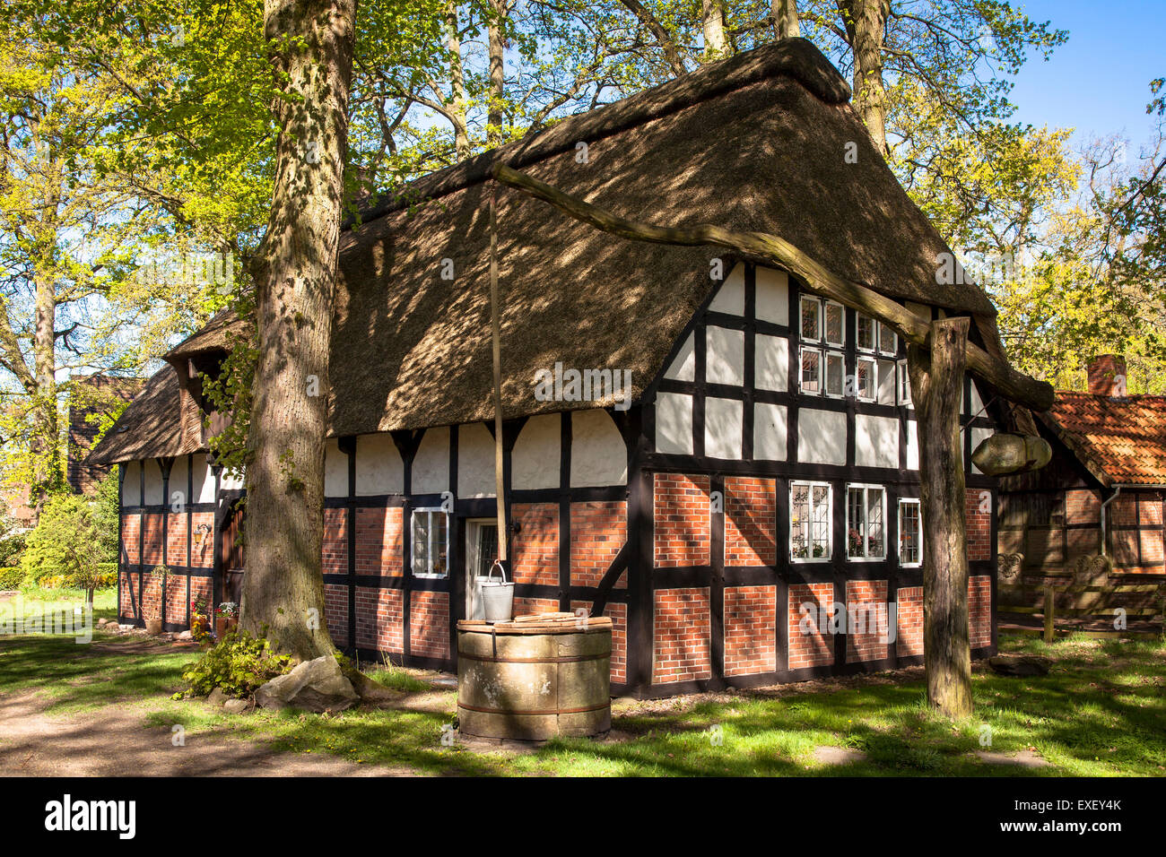 Europe Germany Lower Saxony Fischerhude The Museum Heimathaus
