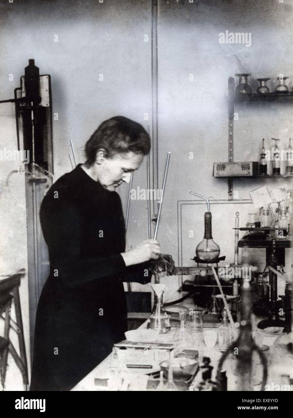 Nobelprijswinnaar Marie Curie  Nobel price winner Marie Curie Stock Photo