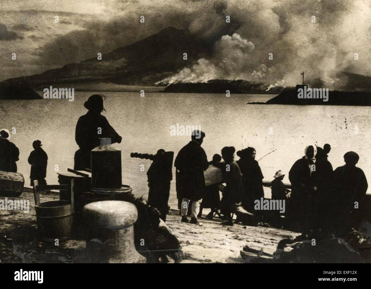 The eruption of Sakurajima, one of Japan's most active volcanoes, is a