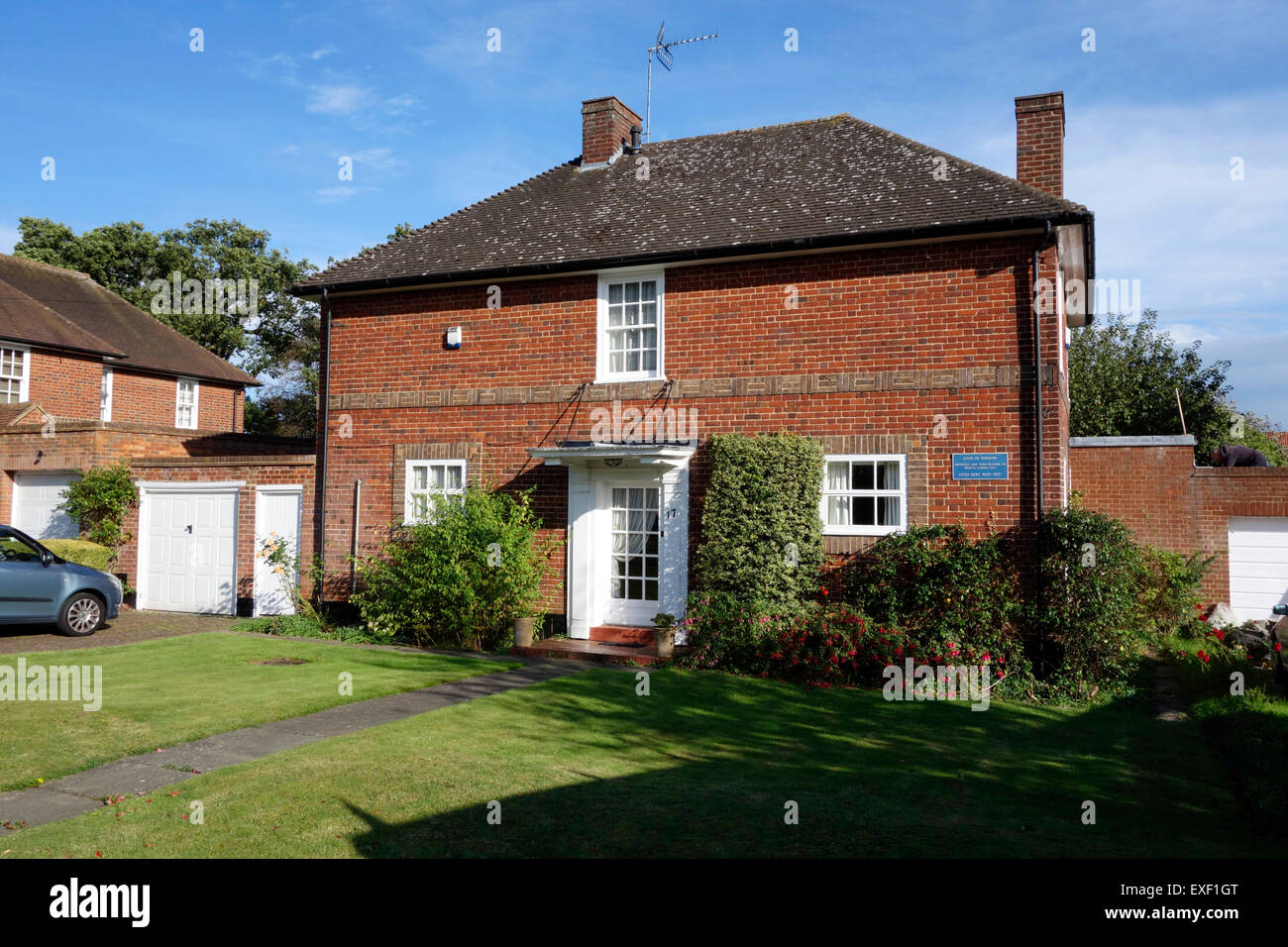 The former home of the architect and town planner Louis de Soissons, Welwyn Garden City Stock Photo