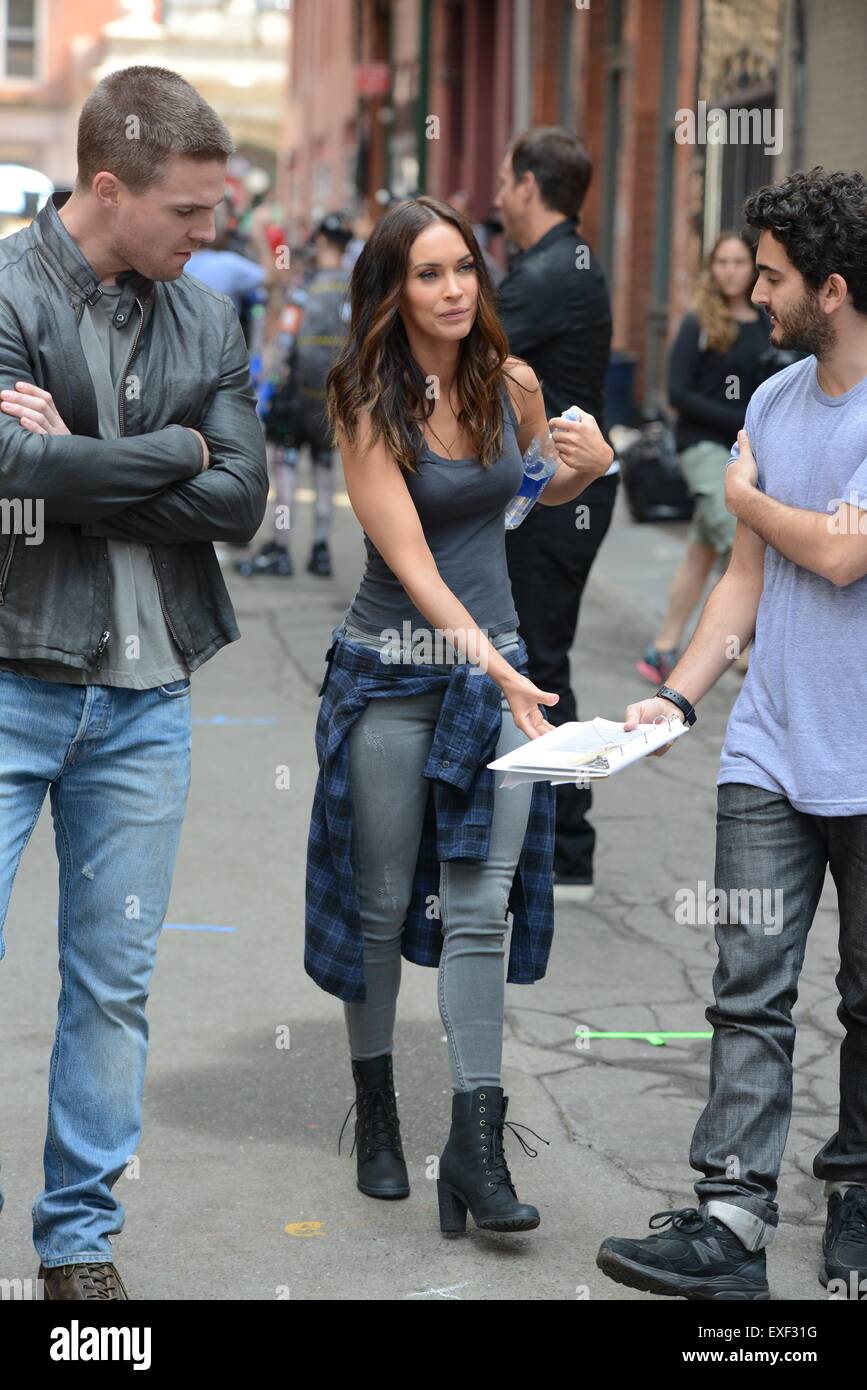 Teenage Mutant Ninja Turtles 2 Movie Set Featuring Megan Fox