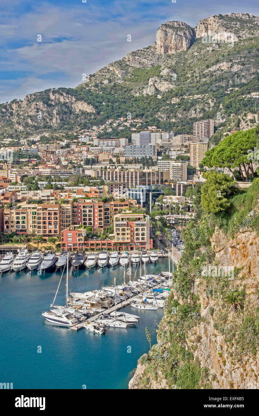 Apartments With Boats Monte Carlo Monaco Stock Photo Alamy
