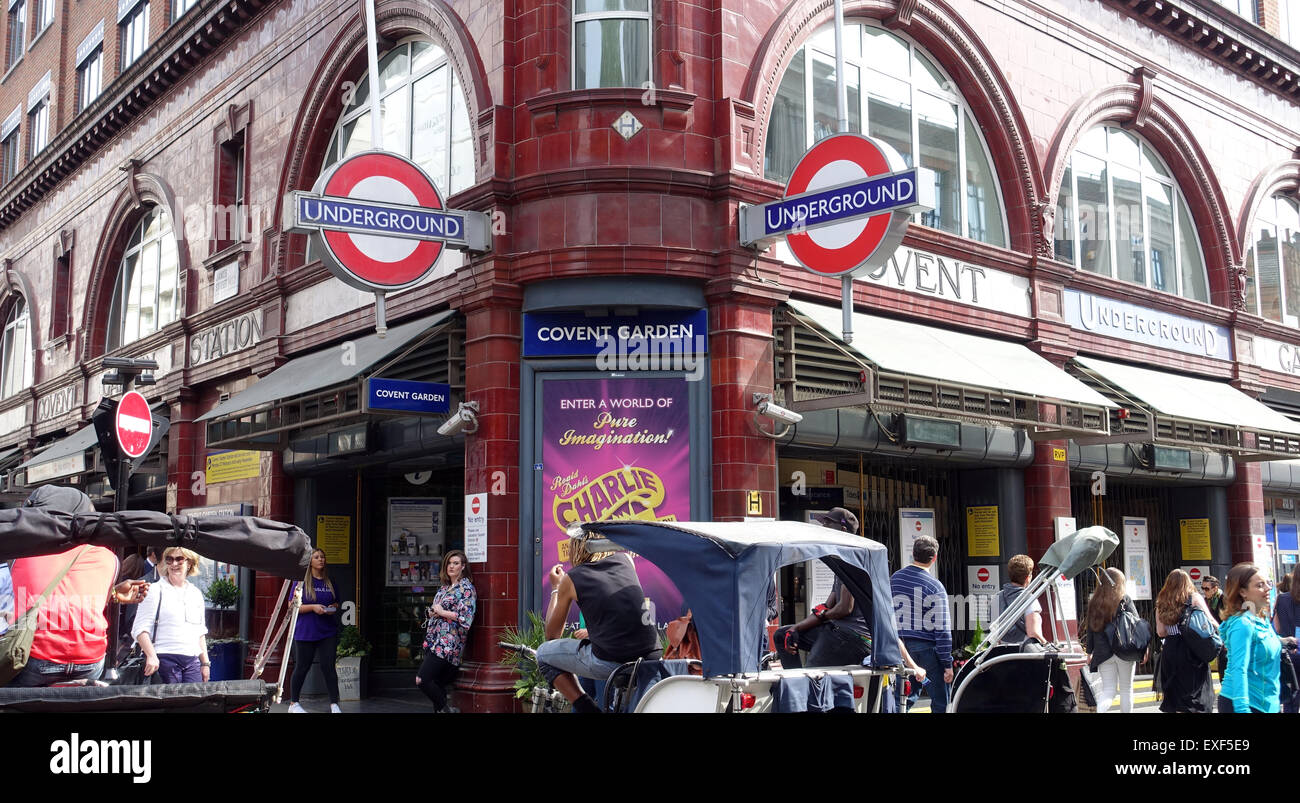Covent Garden tube station Central London England UK Stock Photo Alamy