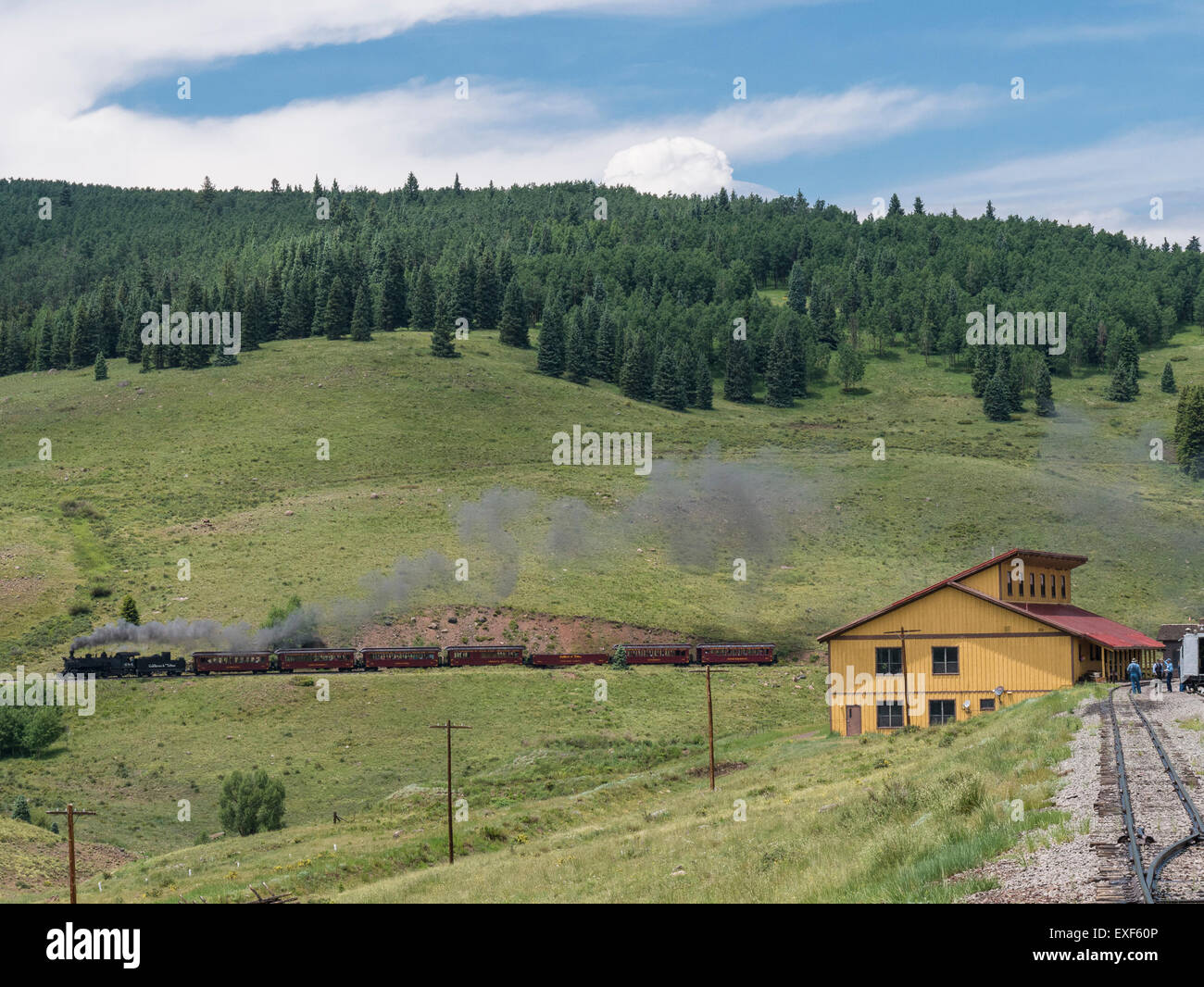 Osier station, Cumbres & Toltec Scenic Railroad, Chama, New Mexico to