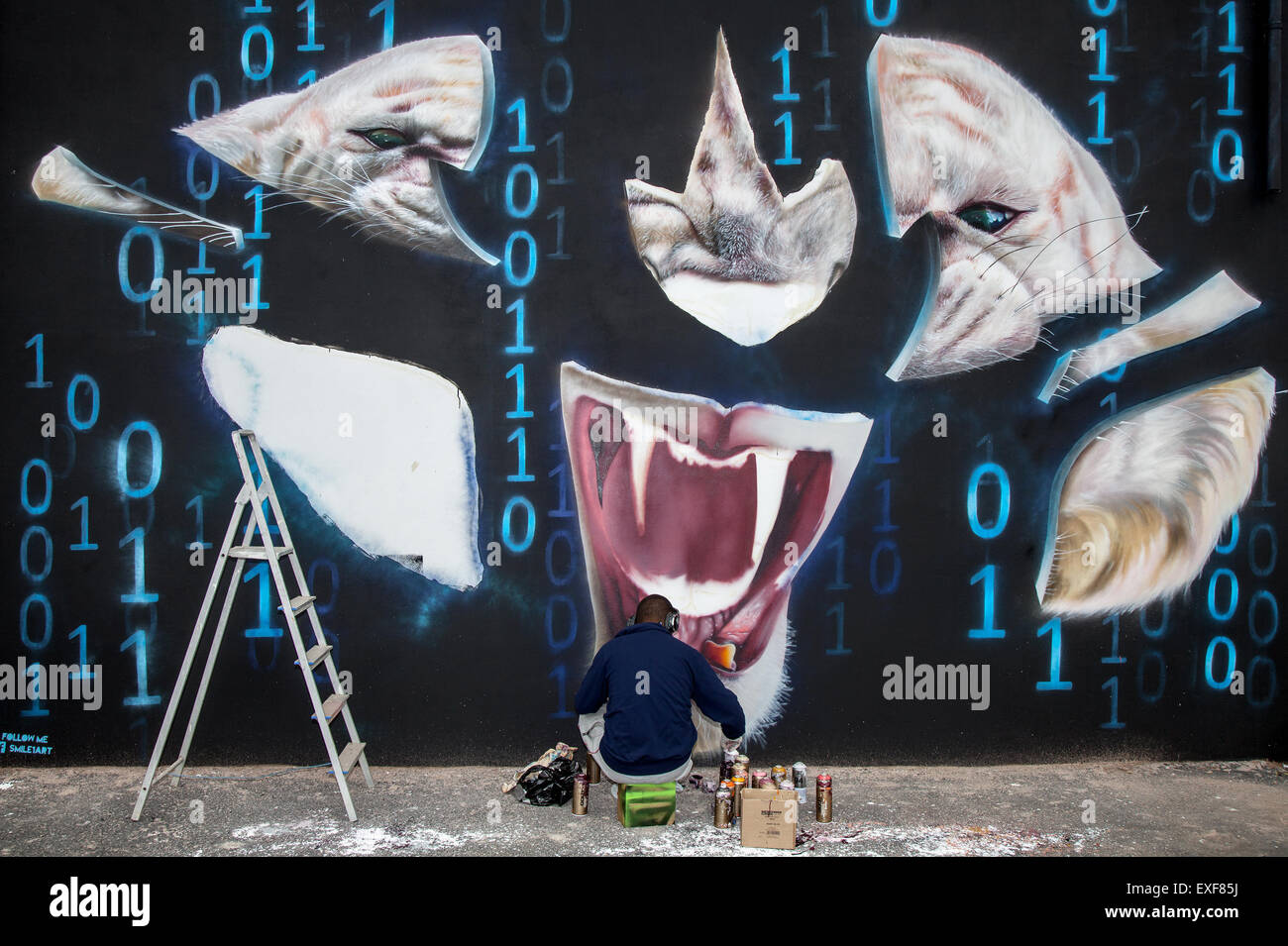 Cookson St car park site, Blackpool, Lancashire, UK. 12th July, 2015