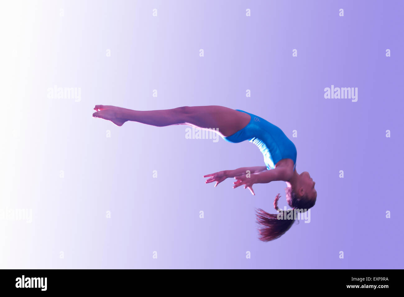 Gymnastics leap hires stock photography and images Alamy
