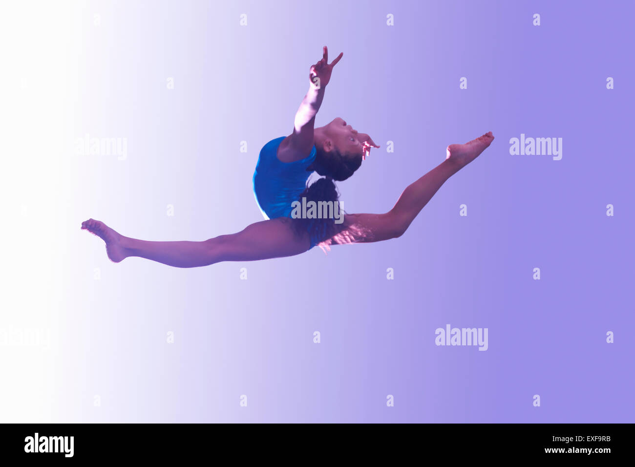 Gymnastics leap hires stock photography and images Alamy