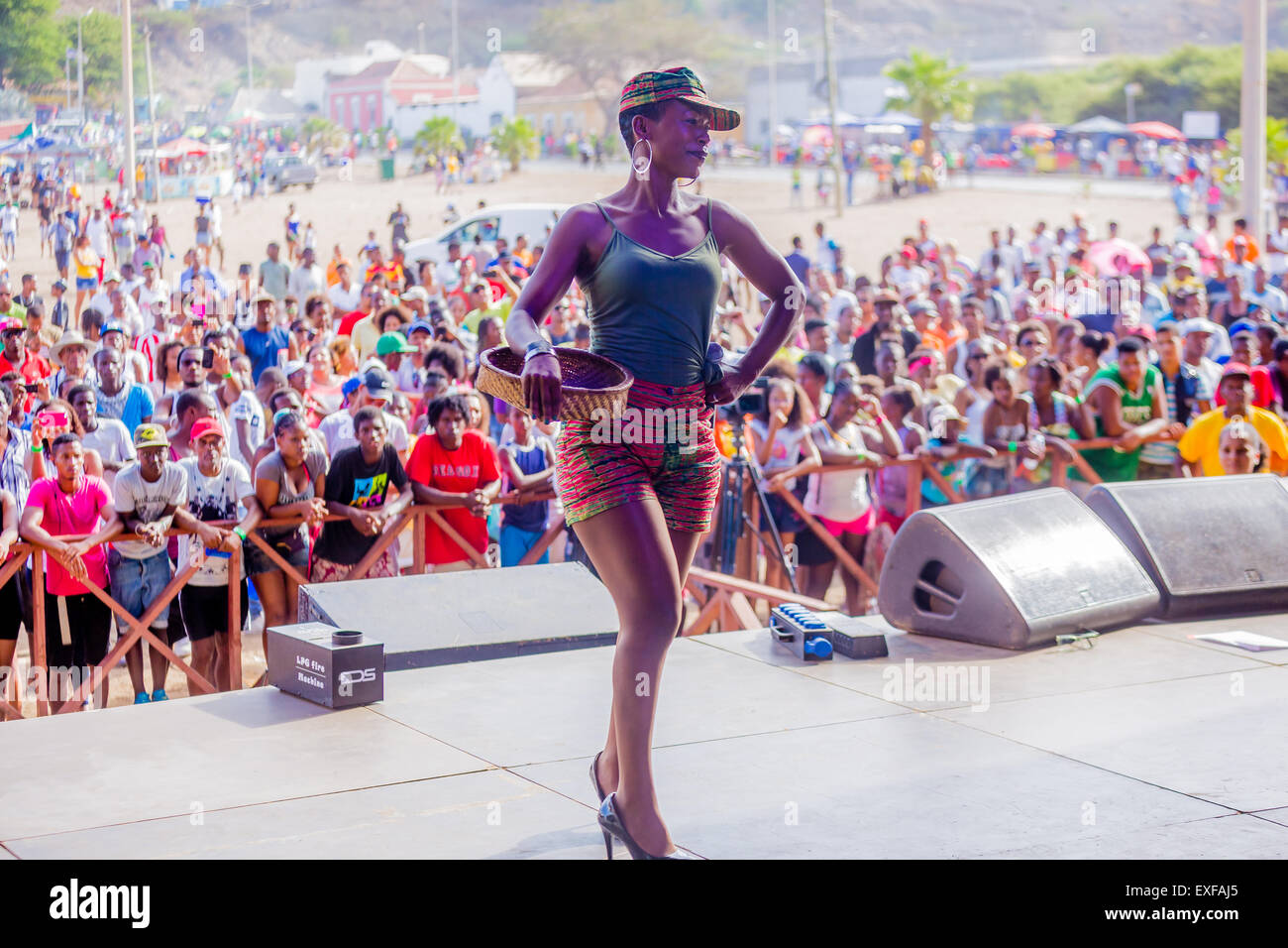 Praia, Cape Verde. 12th July, 2015, World music festiva "Badja Ku Sol