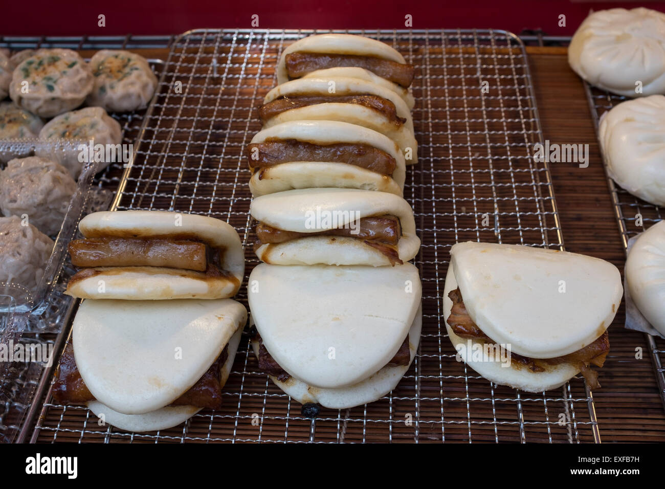 Kobe Pork Belly Buns, Chinatown, Kobe, Japan Stock Photo Alamy