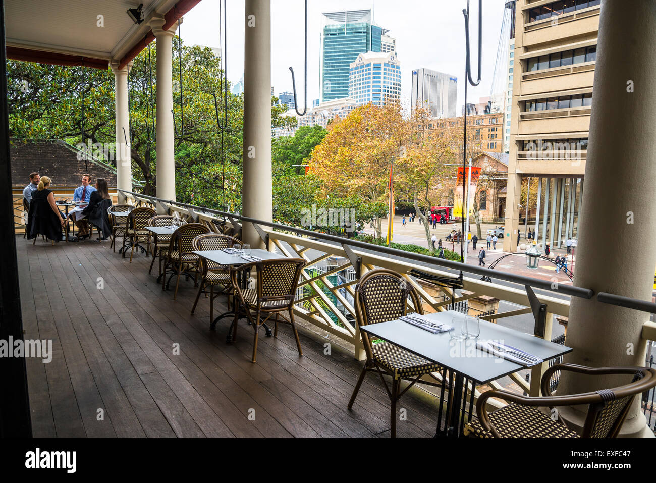Sydney Mint, Terrace restaurant, Sydney, Australia Stock Photo Alamy