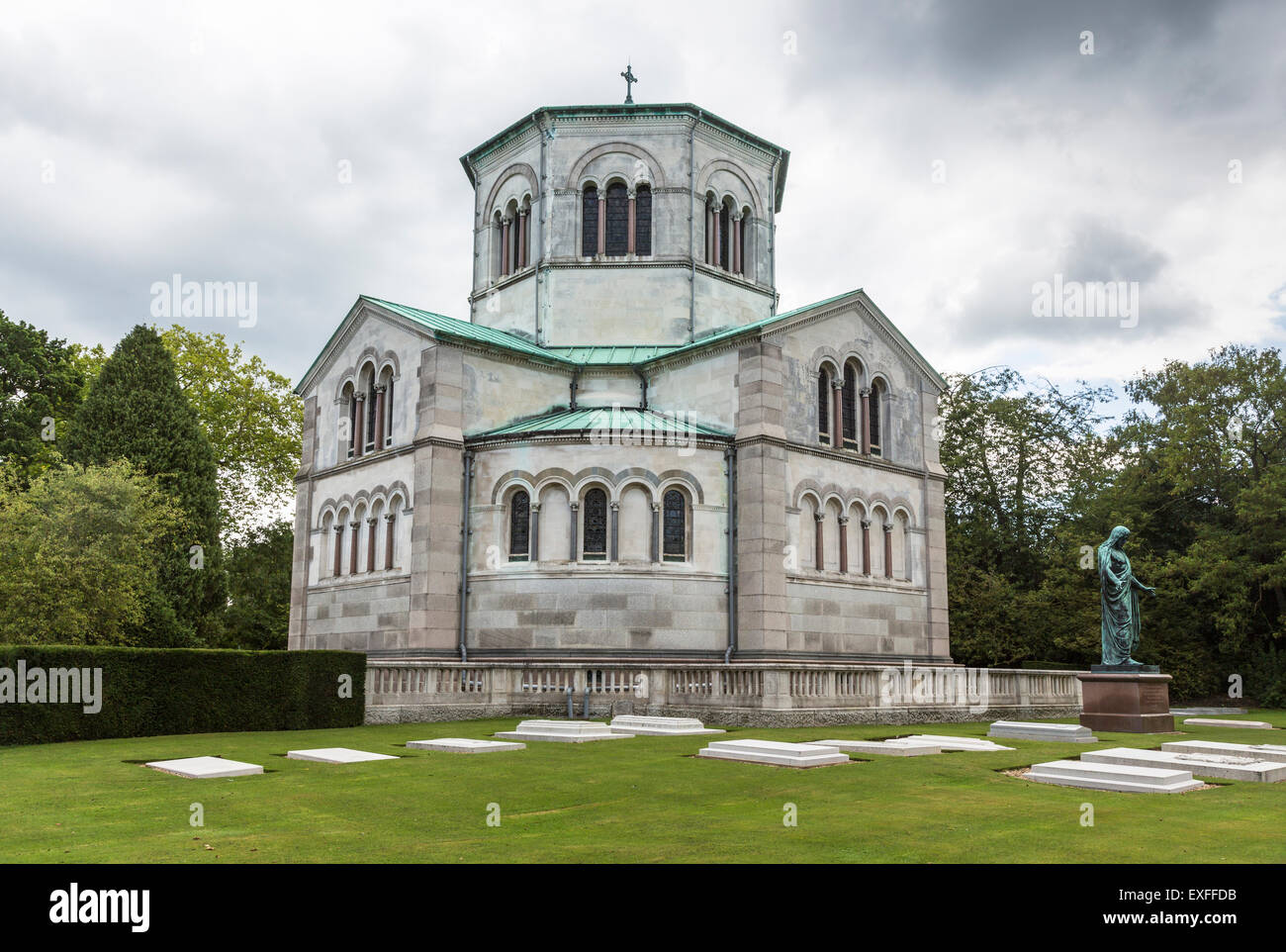 The Royal Mausoleum, or Frogmore Mausoleum, burial place of Queen