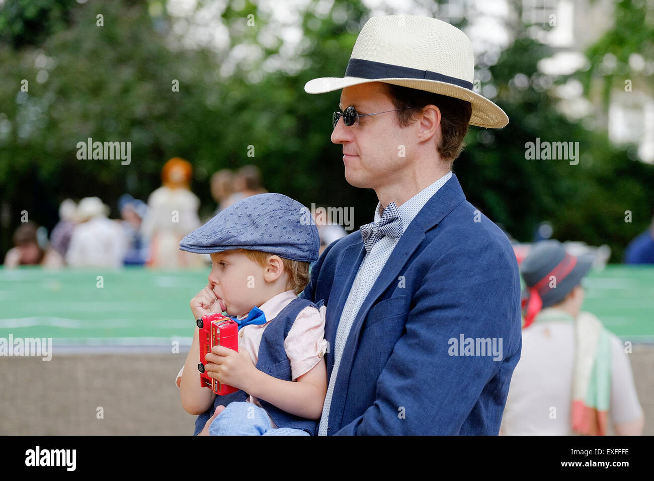 The Chap Olympiad in Bloomsbury, London. Stock Photo