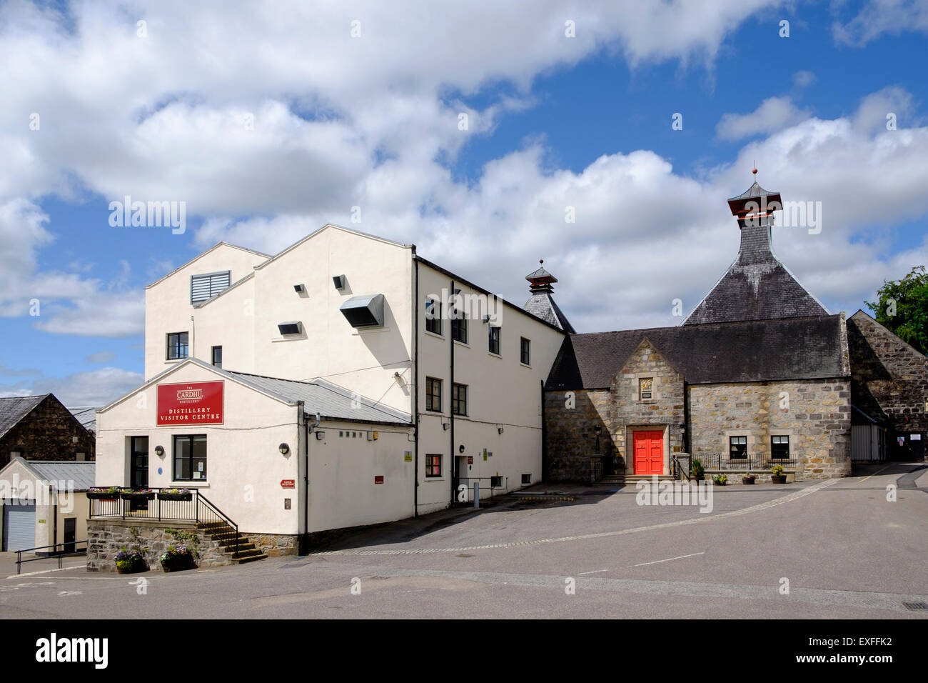 Cardhu whisky distillery on Speyside in Scotland United Kingdom Stock Photo