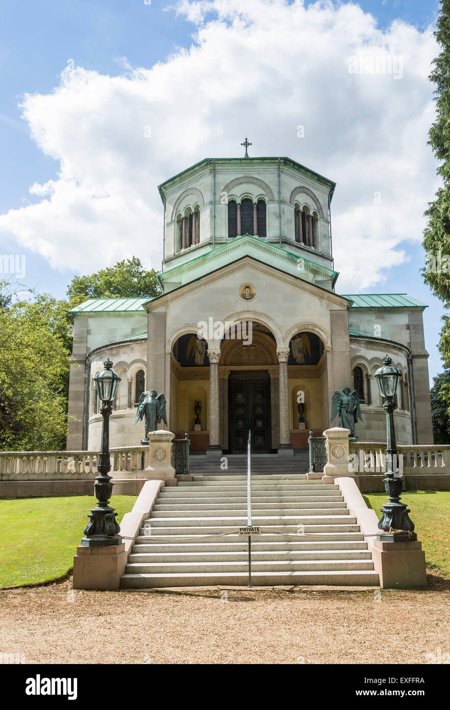 The Royal Mausoleum, or Frogmore Mausoleum, burial place of Queen