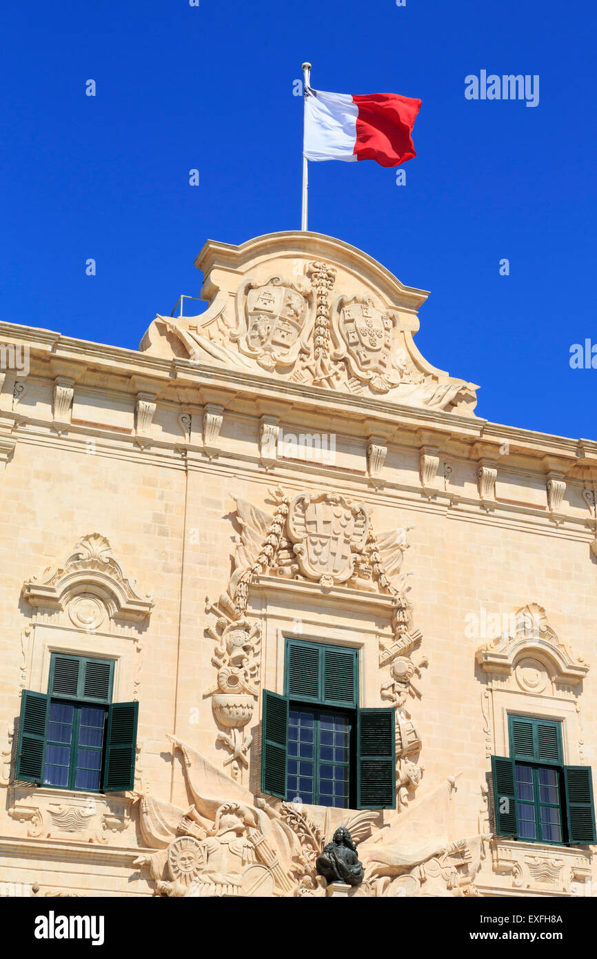 Castille Palace, Valletta, Malta, Europe Stock Photo Alamy
