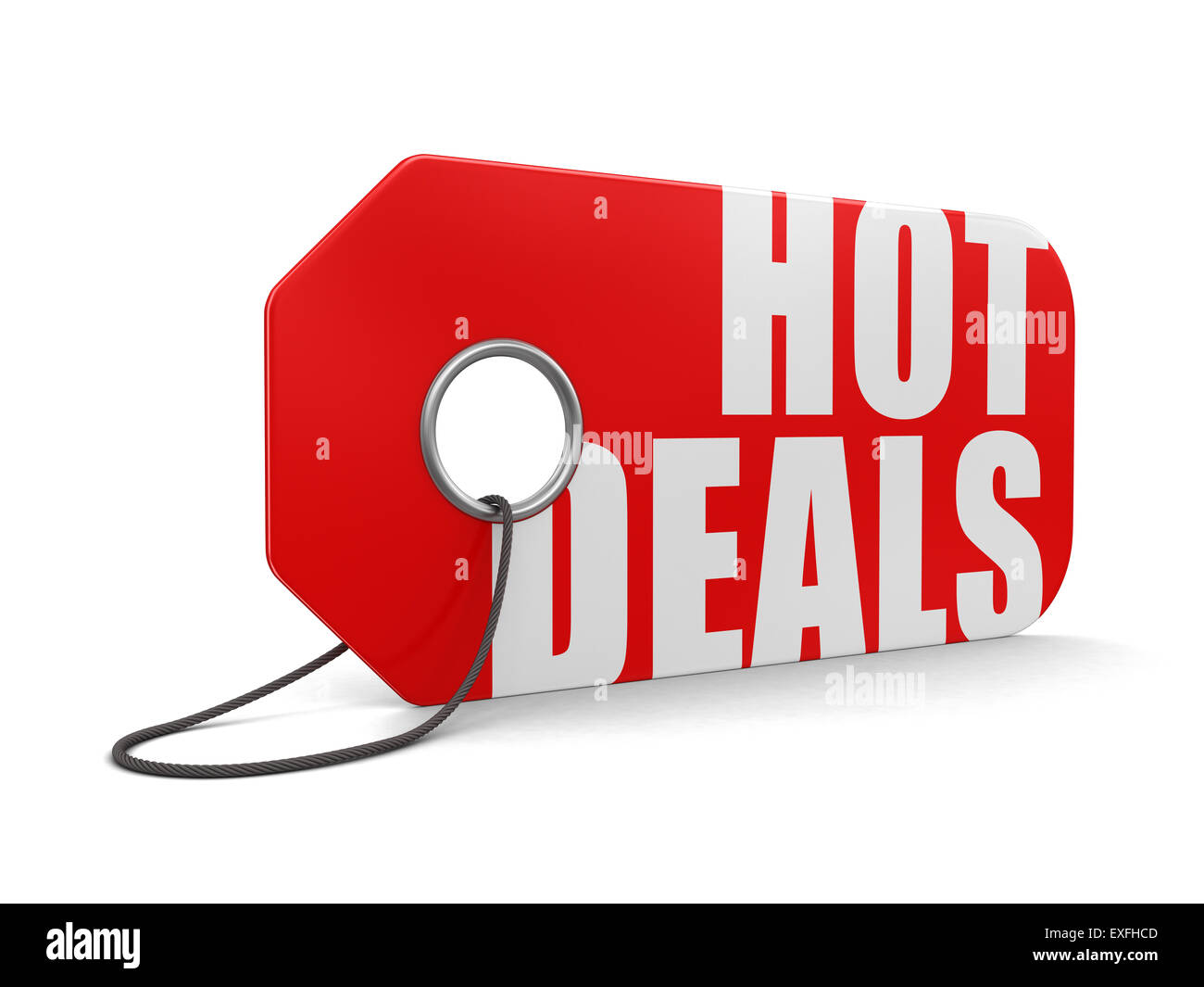 Label hot deals. Image with clipping path Stock Photo Alamy