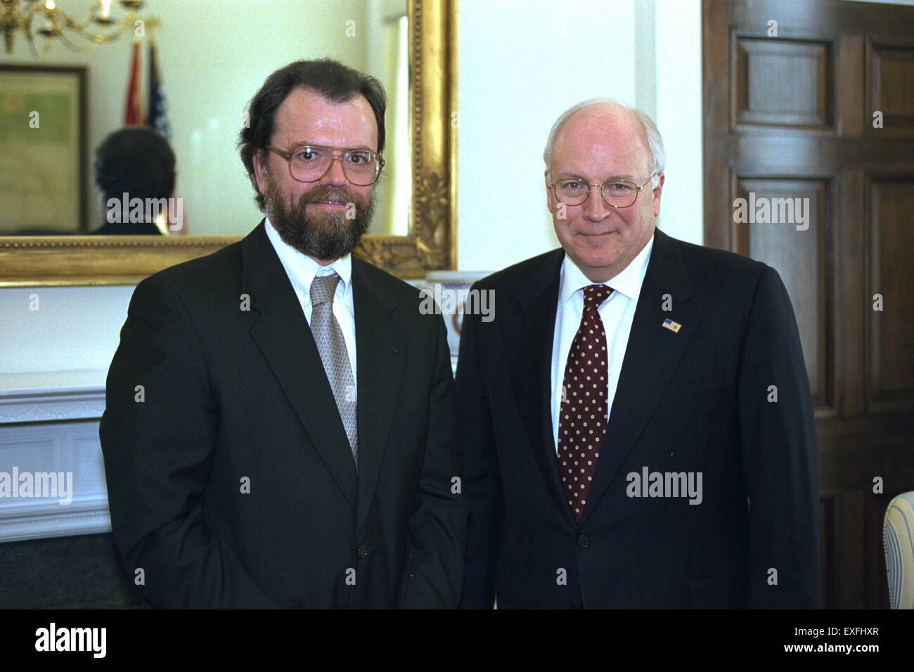 Vice President Cheney with Department of Justice Litigation Team Stock ...