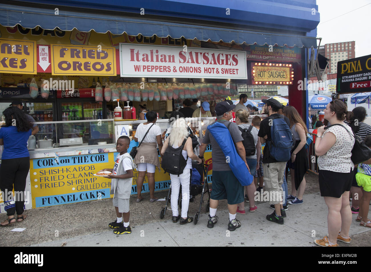People go to Coney Island for amusement park entertainment, the beach